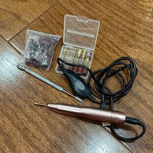 ****SOLD***Electric Nail Drill Set with Accessories